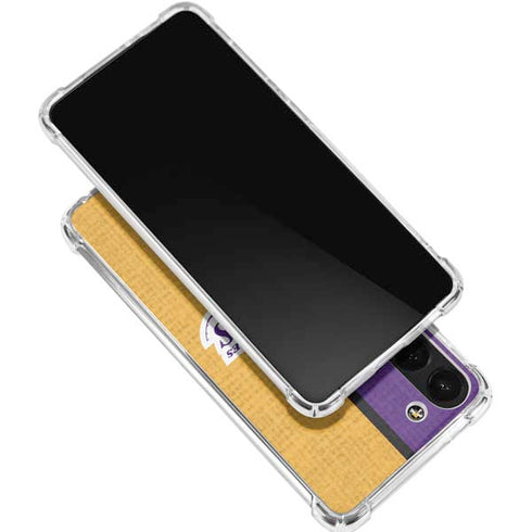NBA Los Angeles Lakers Canvas Galaxy S24 FE Clear Case